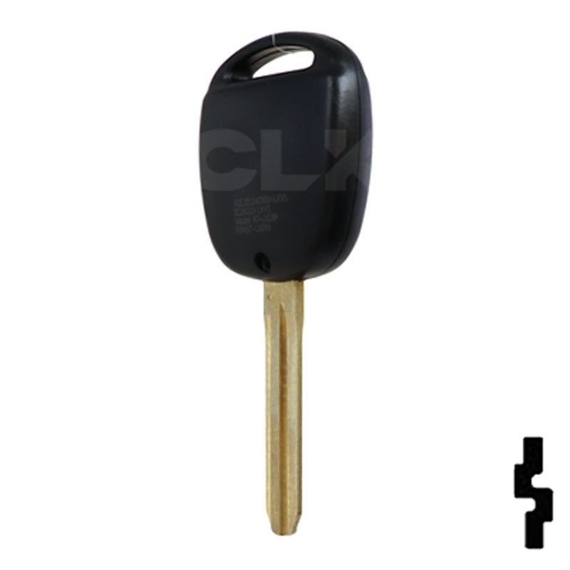 Toyota 3 Button Remote Head Key "G" Chip (3BFJ2) - By Ilco Automotive Key Ilco