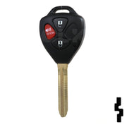 Toyota 3 Button Remote Head Key (G Transp.) (3BG1) - By Ilco Automotive Key Ilco