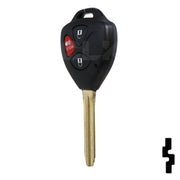 Toyota 3 Button Remote Head Key (G Transp.) (3BG1) - By Ilco Automotive Key Ilco