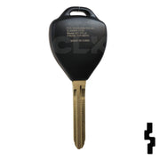 Toyota 3 Button Remote Head Key (G Transp.) (3BG1) - By Ilco Automotive Key Ilco