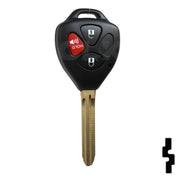 Toyota 3 Button Remote Head Key (G Transp.) (3BG1) - By Ilco Automotive Key Ilco