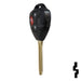 Toyota 3 Button Remote Head Key (G Transp.) (3BG2) - By Ilco Automotive Key Ilco