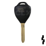 Toyota 3 Button Remote Head Key (G Transp.) (3BG2) - By Ilco Automotive Key Ilco