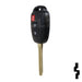 Toyota 3 Button Remote Head Key (H Transp.) (3BH3) - By Ilco Automotive Key Ilco