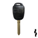Toyota 3 Button Remote Head Key (H Transp.) (3BH3) - By Ilco Automotive Key Ilco