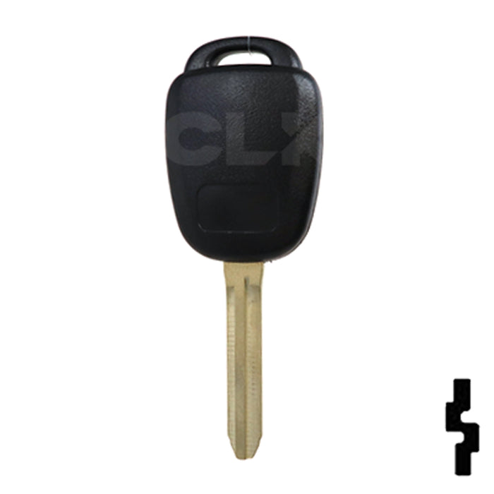 Toyota 3 Button Remote Head Key (H Transp.) (3BH3) - By Ilco Automotive Key Ilco