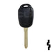 Toyota 3 Button Remote Head Key (H Transp.) (3BH3) - By Ilco Automotive Key Ilco