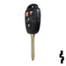 Toyota 4 Button Remote Head Key 4BH3 – By Ilco Automotive Key Ilco
