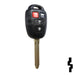 Toyota 4 Button Remote Head Key 4BH3 – By Ilco Automotive Key Ilco