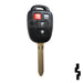Toyota 4 Button Remote Head Key 4BH3 – By Ilco Automotive Key Ilco