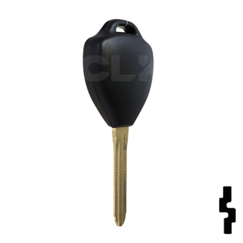 Toyota 4 Button Remote Head Key (4D-67 Transp.) (4BD2) - By Ilco Automotive Key Ilco