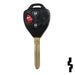 Toyota 4 Button Remote Head Key (4D67) (3BD3) - By Ilco Automotive Key Ilco