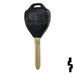 Toyota 4 Button Remote Head Key (4D67) (3BD3) - By Ilco Automotive Key Ilco
