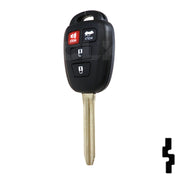 Toyota 4 Button Remote Head Key (G Transp.) (4BG) - By Ilco Automotive Key Ilco