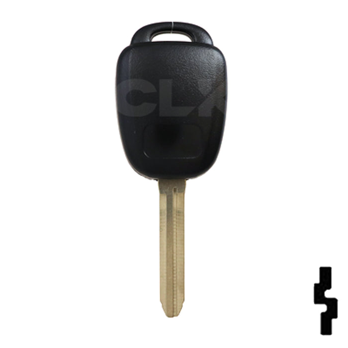 Toyota 4 Button Remote Head Key (G Transp.) (4BG) - By Ilco Automotive Key Ilco
