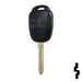 Toyota 4 Button Remote Head Key (G Transp.) (4BG) - By Ilco Automotive Key Ilco