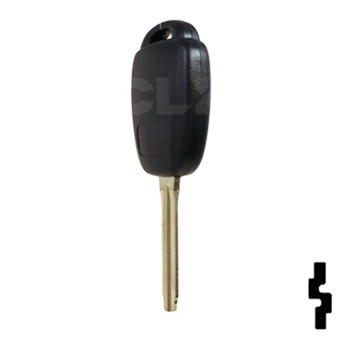 Toyota 4 Button Remote Head Key (H Transp.) (4BH) - By Ilco Automotive Key Ilco