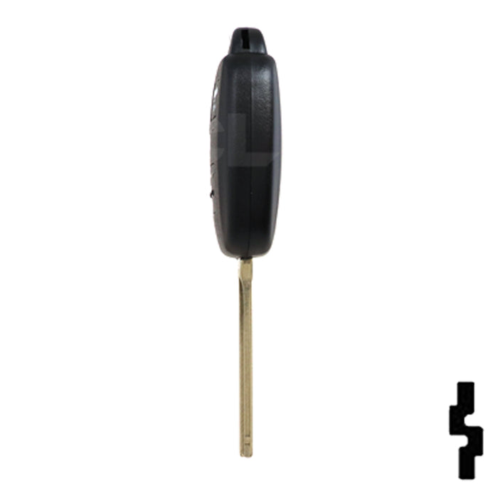 Toyota 4 Button Remote Head Key (H Transp.) (4BH2) - By Ilco Automotive Key Ilco