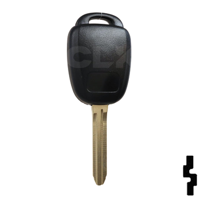 Toyota 4 Button Remote Head Key (H Transp.) (4BH2) - By Ilco Automotive Key Ilco