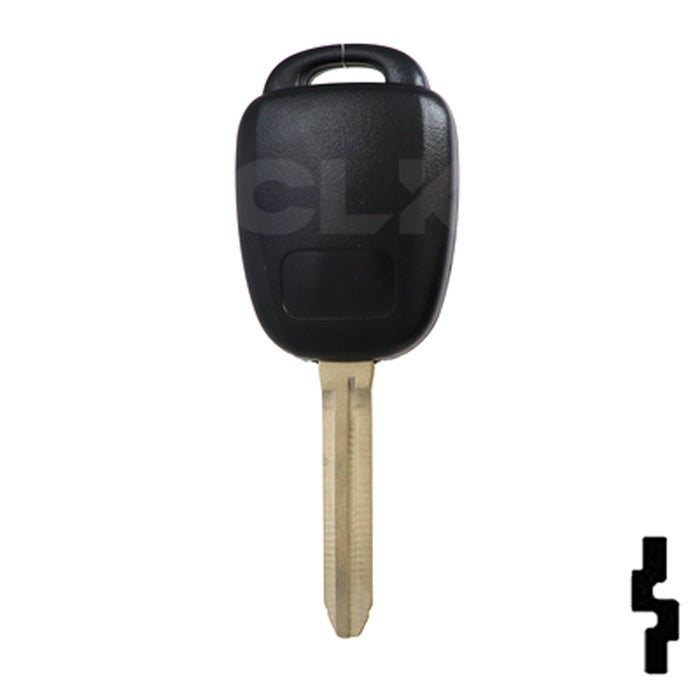 Toyota 4 Button Remote Head Key (H Transp.) (4BH2) - By Ilco Automotive Key Ilco