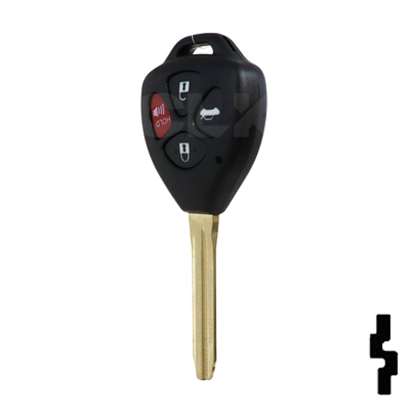 Toyota Camry 4 Button Remote Head Key (G Transp.) (4BG2) - By Ilco Automotive Key Ilco