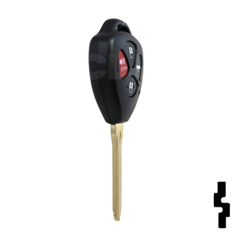Toyota Camry 4 Button Remote Head Key (G Transp.) (4BG2) - By Ilco Automotive Key Ilco