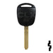 Toyota FJ Cruiser 3 Button Remote Head Key (4D67) (3BFJ) - By Ilco Automotive Key Ilco