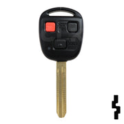 Toyota FJ Cruiser 3 Button Remote Head Key (4D67) (3BFJ) - By Ilco Automotive Key Ilco