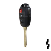 Toyota Prius C 3 Button Remote Head Key (Non-Transp.) (3BPC) - By Ilco Automotive Key Ilco
