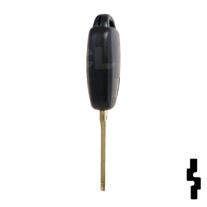 Toyota Prius C 3 Button Remote Head Key (Non-Transp.) (3BPC) - By Ilco Automotive Key Ilco
