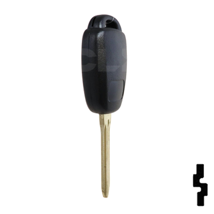 Toyota Prius C 3 Button Remote Head Key (Non-Transp.) (3BPC) - By Ilco Automotive Key Ilco