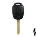 Toyota Prius C 3 Button Remote Head Key (Non-Transp.) (3BPC) - By Ilco Automotive Key Ilco