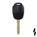 Toyota Prius C 3 Button Remote Head Key (Non-Transp.) (3BPC) - By Ilco Automotive Key Ilco