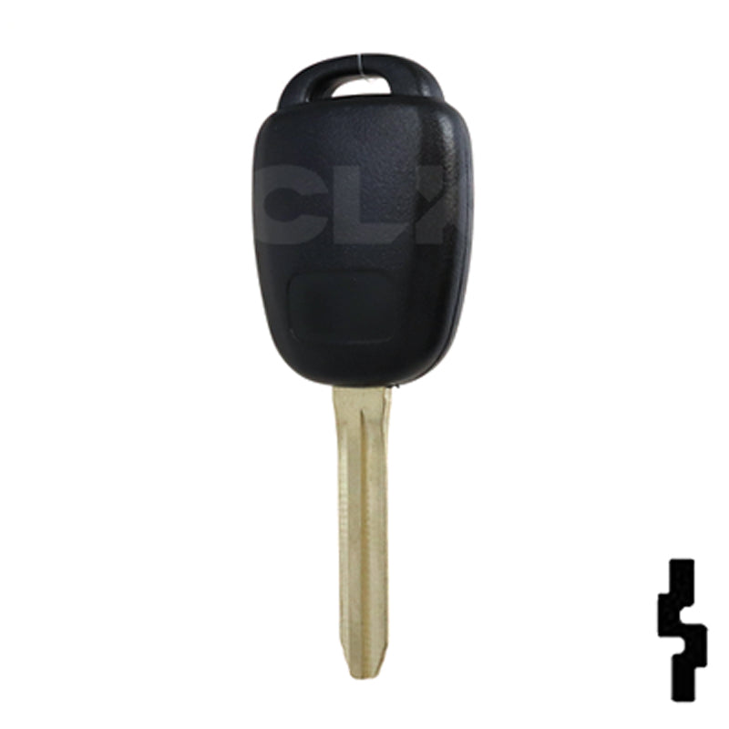 Toyota Prius C 3 Button Remote Head Key (Non-Transp.) (3BPC) - By Ilco Automotive Key Ilco