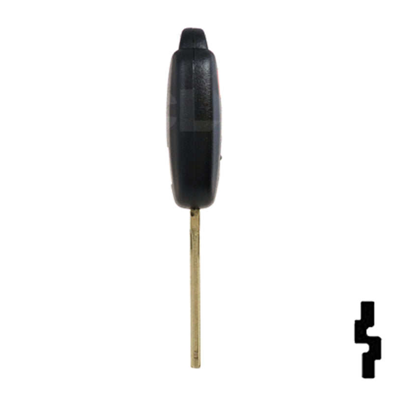 Toyota Prius C 3 Button Remote Head Key (Non-Transp.) (3BPC) - By Ilco Automotive Key Ilco