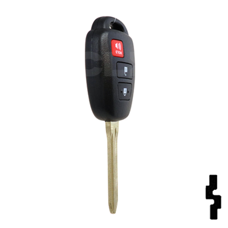 Toyota Prius C 3 Button Remote Head Key w/ G Chip 3PCG – By Ilco Automotive Key Ilco
