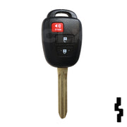 Toyota Prius C 3 Button Remote Head Key w/ G Chip 3PCG – By Ilco Automotive Key Ilco