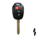Toyota Prius C 3 Button Remote Head Key w/ G Chip 3PCG – By Ilco Automotive Key Ilco
