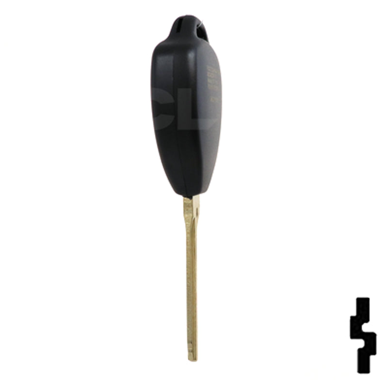 Toyota Yaris 3 Button Remote Head Key (H Transp.) (3BH2) - By Ilco Automotive Key Ilco