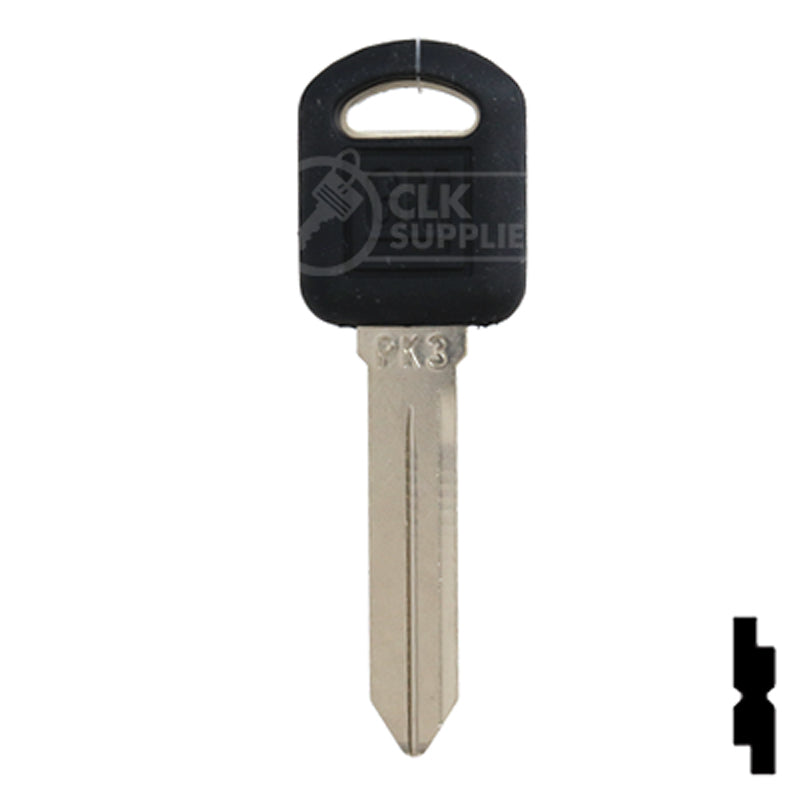 Transponder Key | GM | B97PT, 690552 Automotive Key Strattec