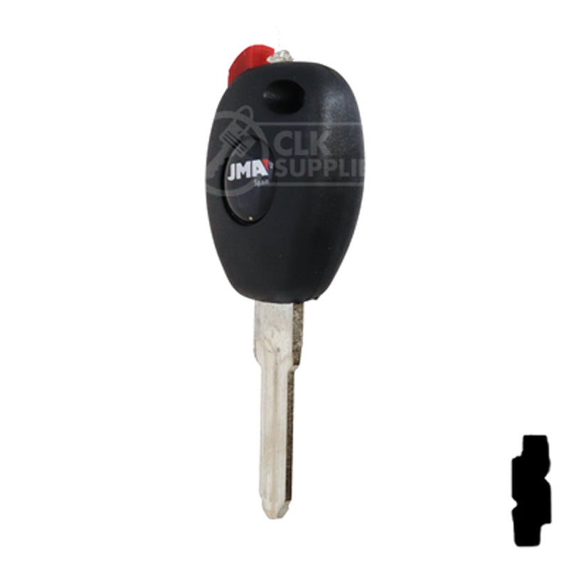 Transponder Key Shell | Dacia | TP00DAC-4D-P Automotive Key JMA USA