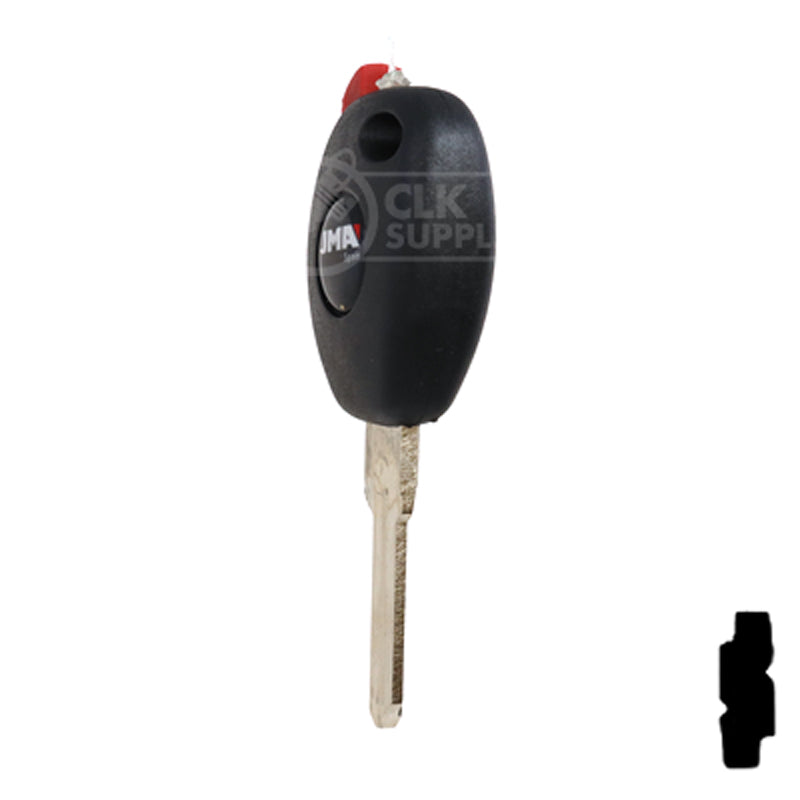 Transponder Key Shell | Dacia | TP00DAC-4D-P Automotive Key JMA USA