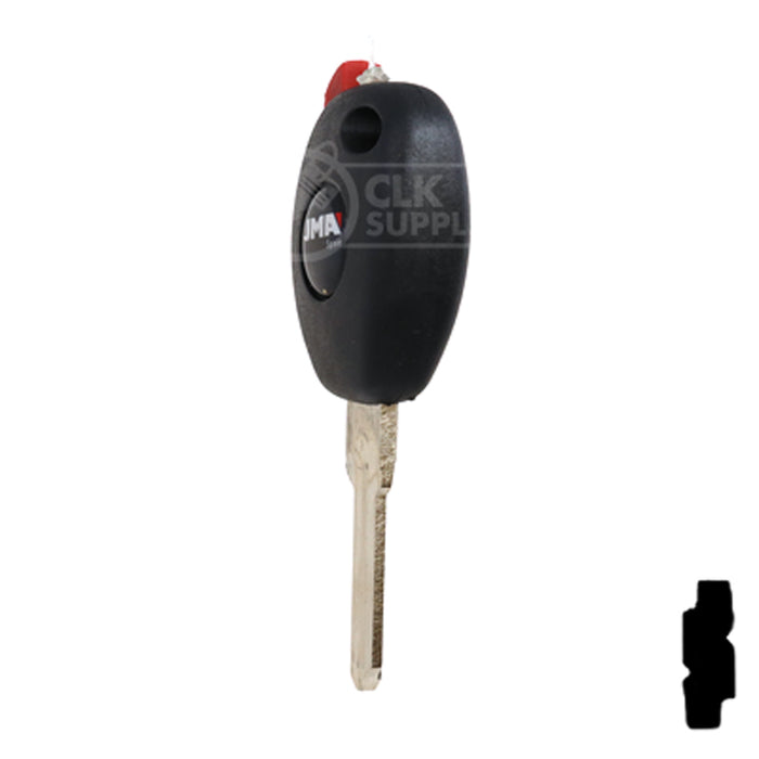 Transponder Key Shell | Dacia | TP00DAC-4D-P Automotive Key JMA USA