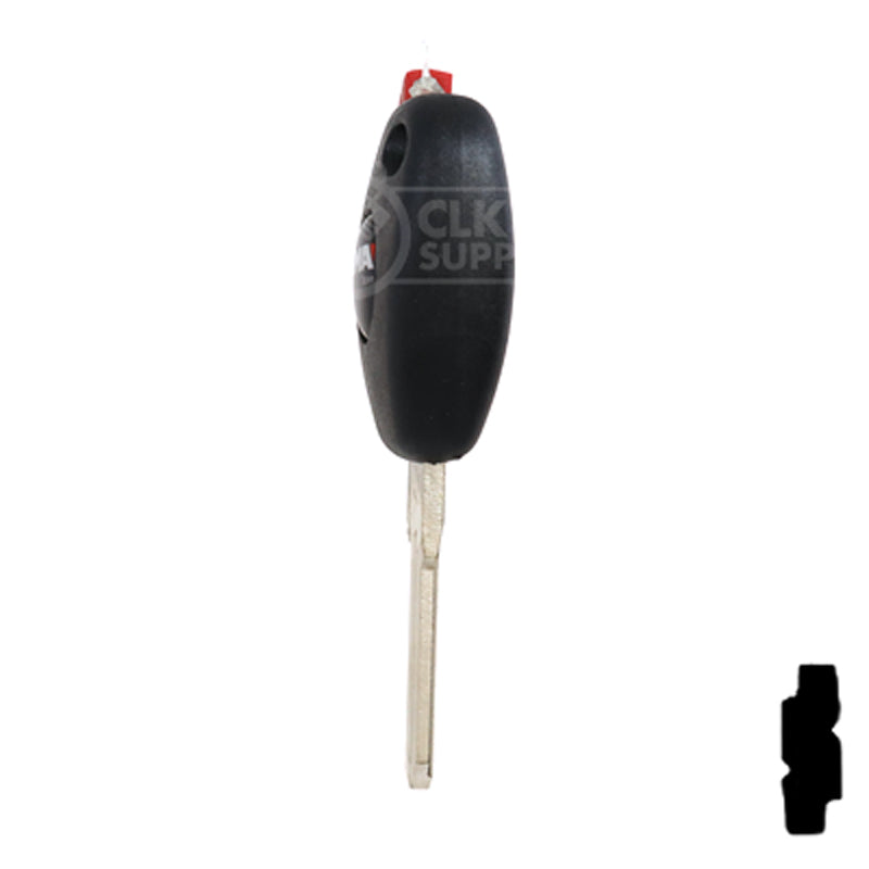 Transponder Key Shell | Dacia | TP00DAC-4D-P Automotive Key JMA USA