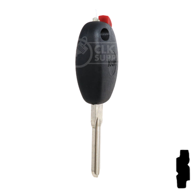 Transponder Key Shell | Dacia | TP00DAC-4D-P Automotive Key JMA USA