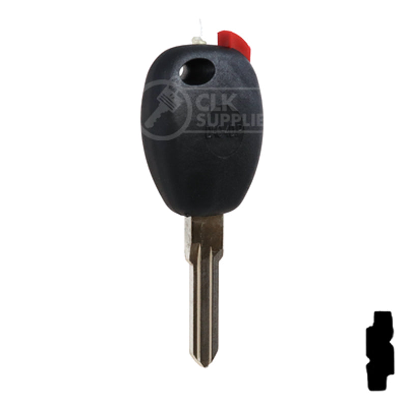 Transponder Key Shell | Dacia | TP00DAC-4D-P Automotive Key JMA USA