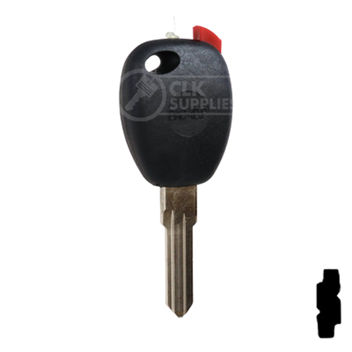 Transponder Key Shell | Dacia | TP00DAC-4D-P Automotive Key JMA USA