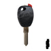 Transponder Key Shell | Dacia | TP00DAC-4D-P Automotive Key JMA USA