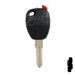 Transponder Key Shell | Dacia | TP00DAC-4D-P Automotive Key JMA USA