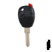 Transponder Key Shell | Dacia | TP00DAC-4D-P Automotive Key JMA USA